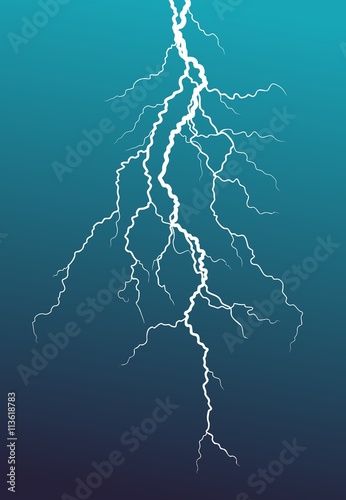 A lightning stroke