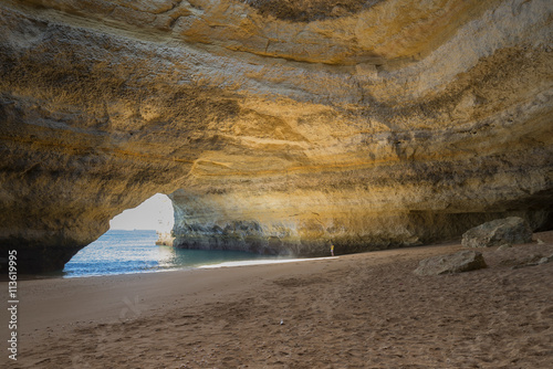 Portugal, Lagoa, Praia de Benagil, rock cave photo