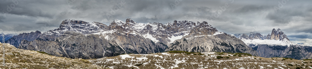 Italy, Alto Adige, Sexten Dolomites, Hochpuster Valley, Nature park Tre Cime, Tre Cime di Lavaredo Italy, Alto Adige, Sexten Dolomites, Hochpuster Valley, Nature park Tre Cime, Tre Cime di Lavaredo