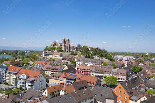 Germany, Baden-Wuerttemberg, Breisach, Old town, View to Breisach Minster photo