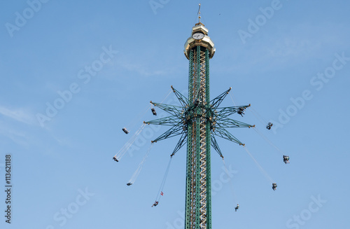 Obraz na płótnie Ringelspiel im Prater w salonie