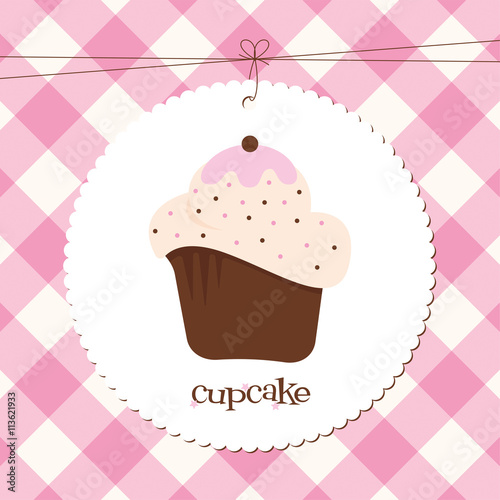 Cupcake with Star Sprinkles