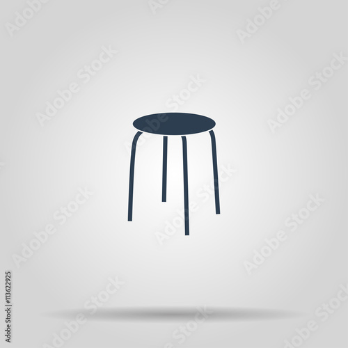 Chair Icon. Vector concept illustration for design