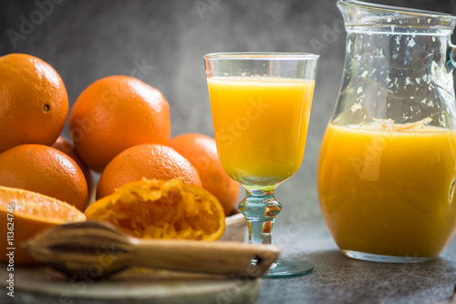 homemade orange juice