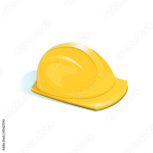 Helmet of worker, vector illustration