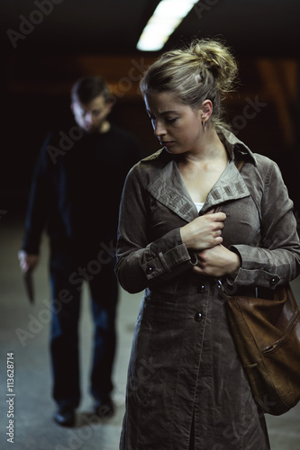 Canvas Print She's got a bad feeling about it