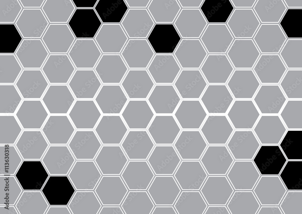 Abstract gray polygon background vector illustration