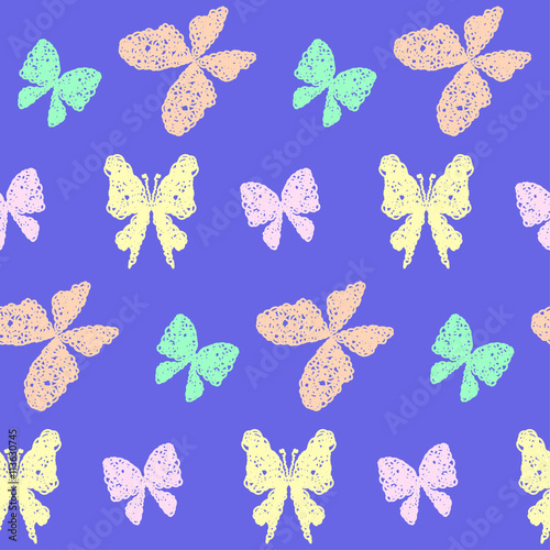 Doodle seamless pattern background.