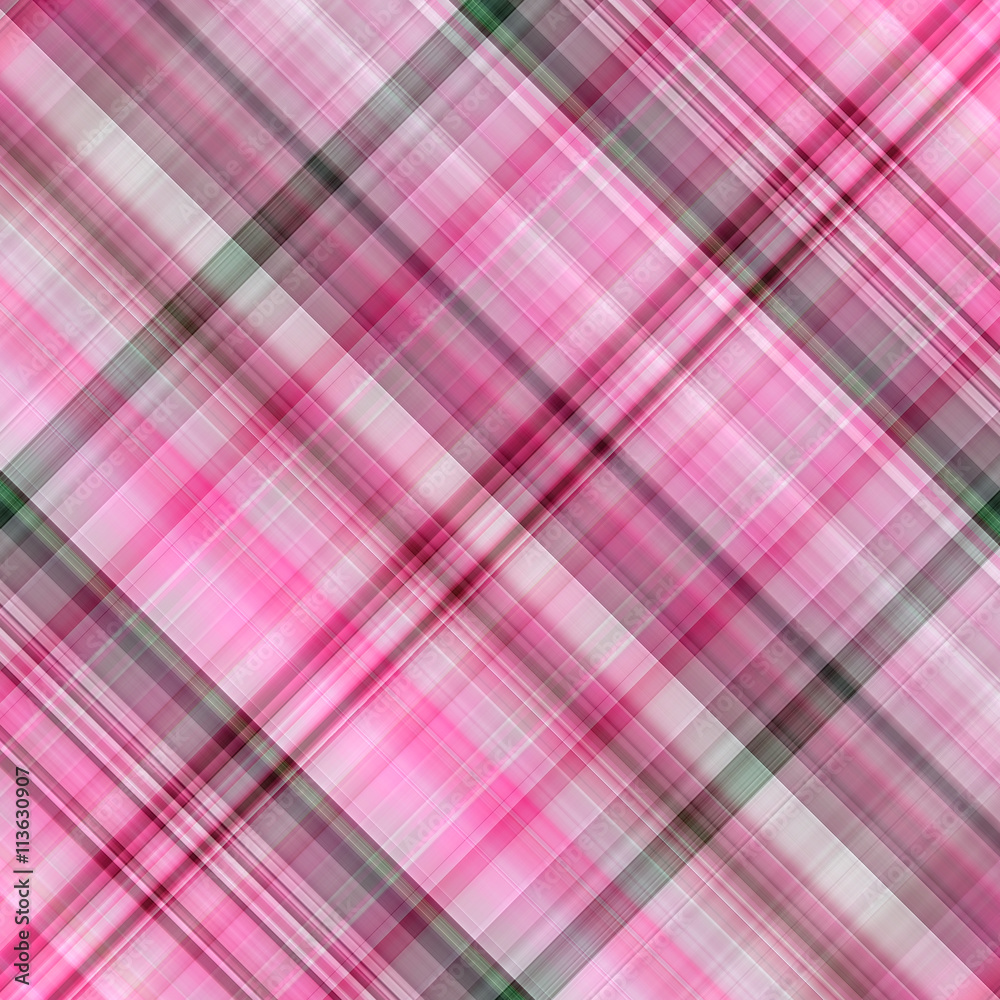 Pink diagonal squared seamless gingham pattern. Pink diagonal squared seamless gingham pattern.