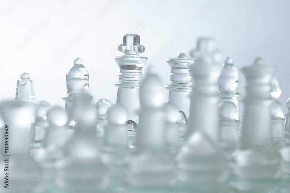 glass chess glass chess