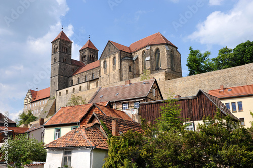 Quedlinburg, Schlossberg, St. Servatius, Stiftskirche, UNESO Weltkulturerbe, Deutschland, Sachsen-Anhalt
