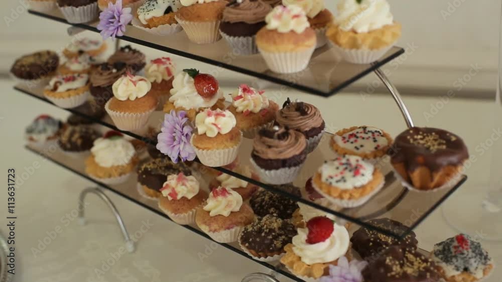 wedding cakes on the table