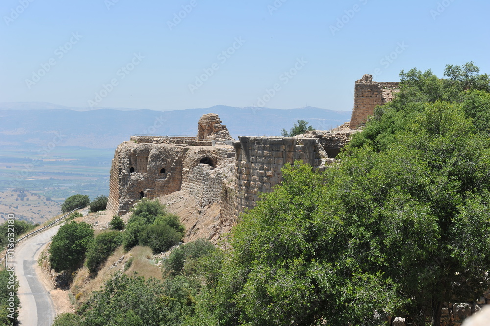 Ancient fortress Nimrod, Golan heights, Israel