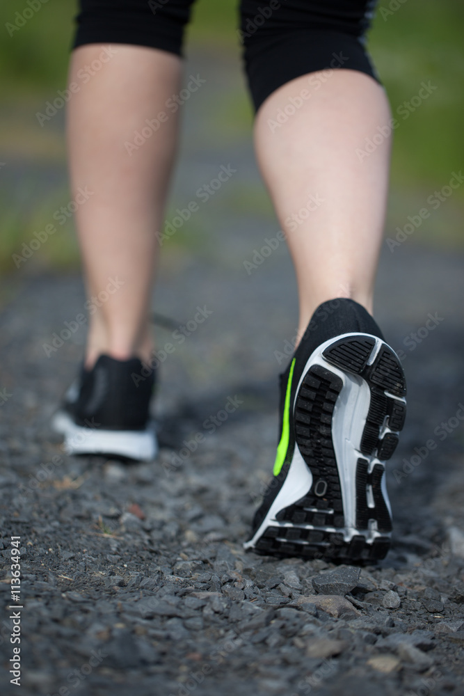 Laufschuhe im Einsatz