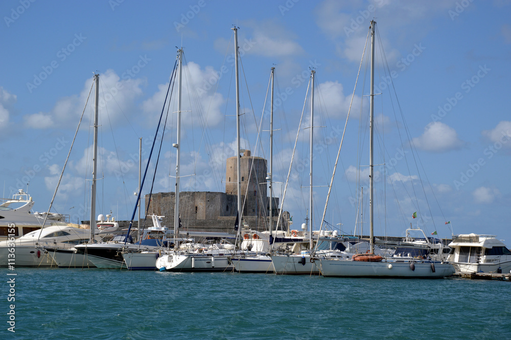 The boats of the marina of Trapani in Sicily - Italy 34