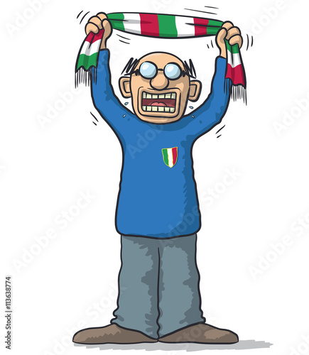 soccer fan Italy
