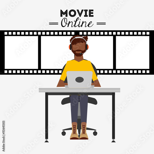 movie online design 