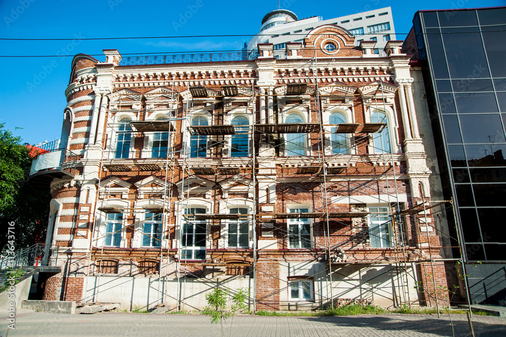Restoration of old building.