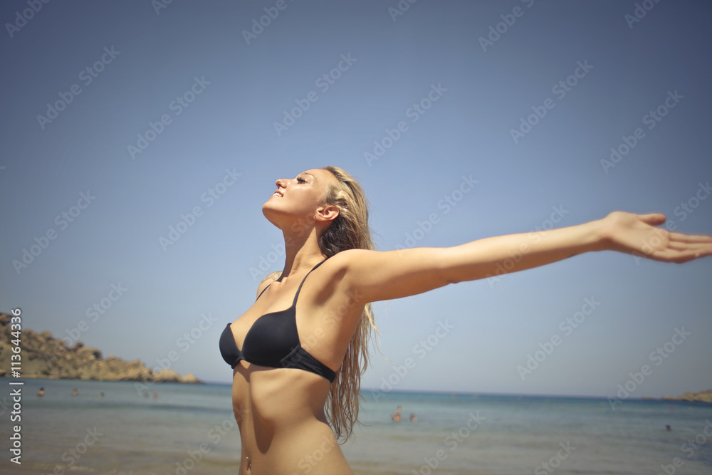 Obraz premium Sunny day at the seaside