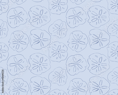 Kelp forest blue sand dollars