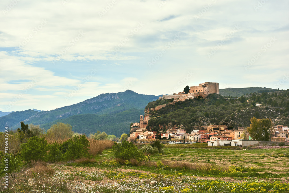 Miravet village in Spain