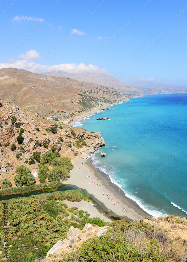 Preveli beach