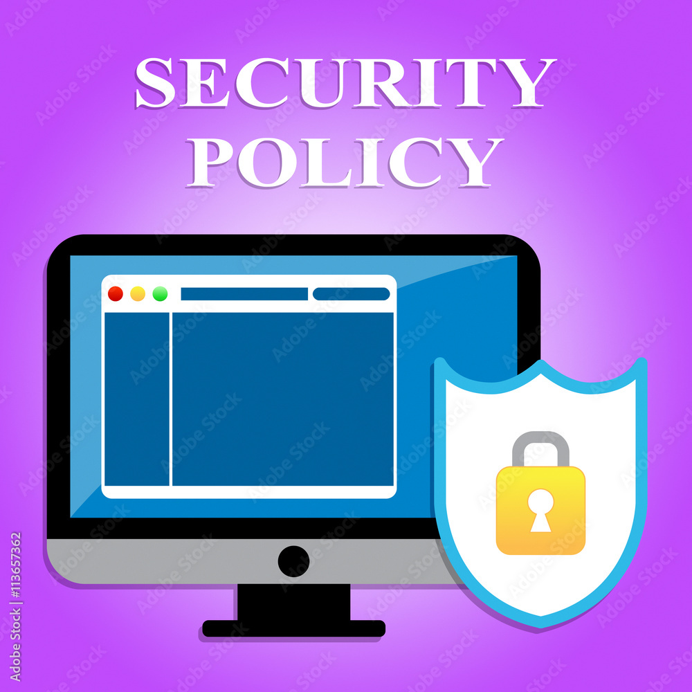 Security Policy Represents Privacy Agreement And Computers Security Policy Represents Privacy Agreement And Computers