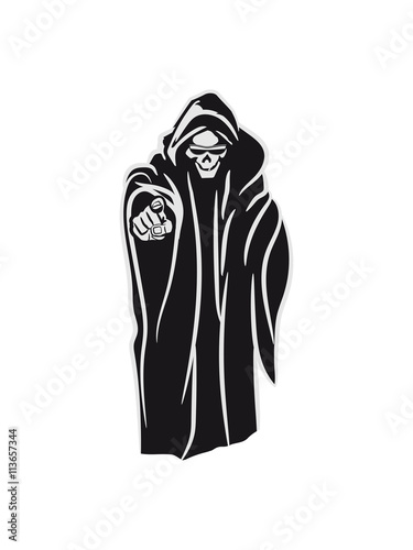 Death hooded evil sunglasses