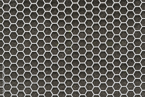 chrome metal texture : Hexagon pattern