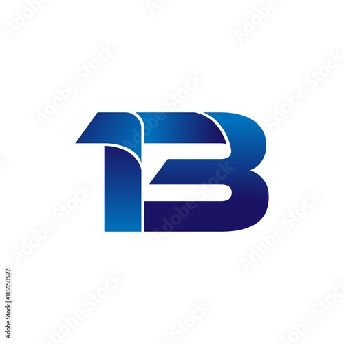 Free Download Simple Numbers Logo Vector Blue 13 - GFXLoad