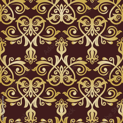 Seamless Vector Wallpaper in the Style of Baroque
