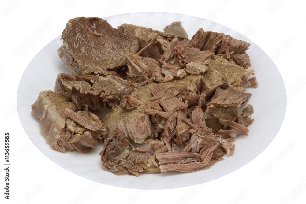 Boiled meat of beef Boiled meat of beef