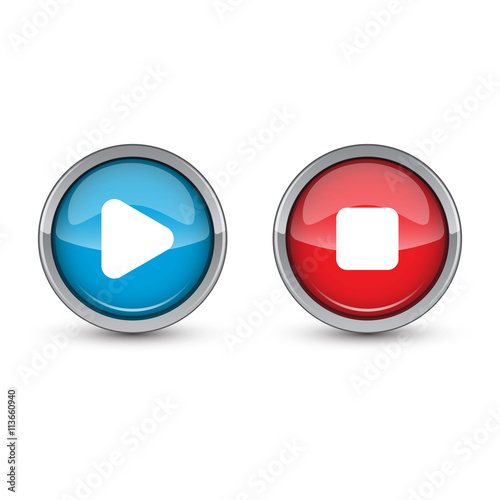 play stop button icon