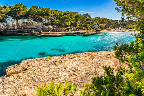 Idyllic view to Seaside Spain Majorca Cala Llombards  © vulcanus