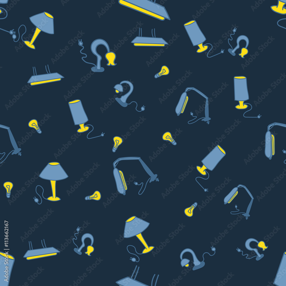 Seamless lamp background Seamless lamp background