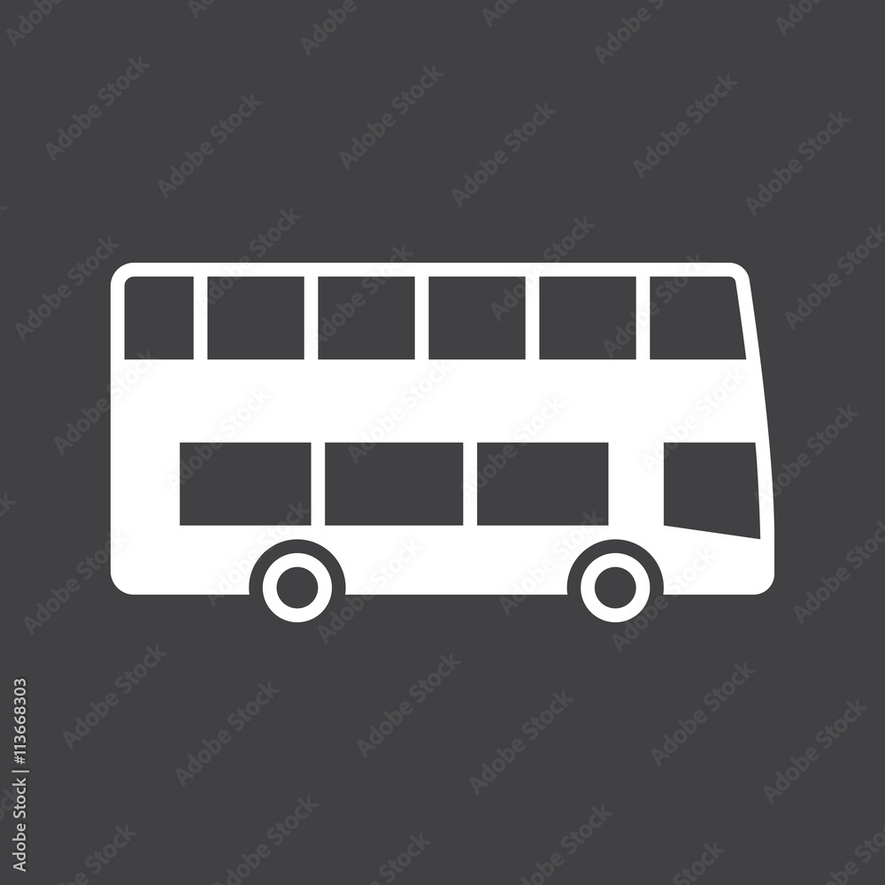 Bus icon, vector illustration Bus icon, vector illustration