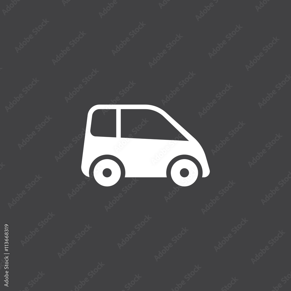 Small Car icon, Vector illustration Small Car icon, Vector illustration