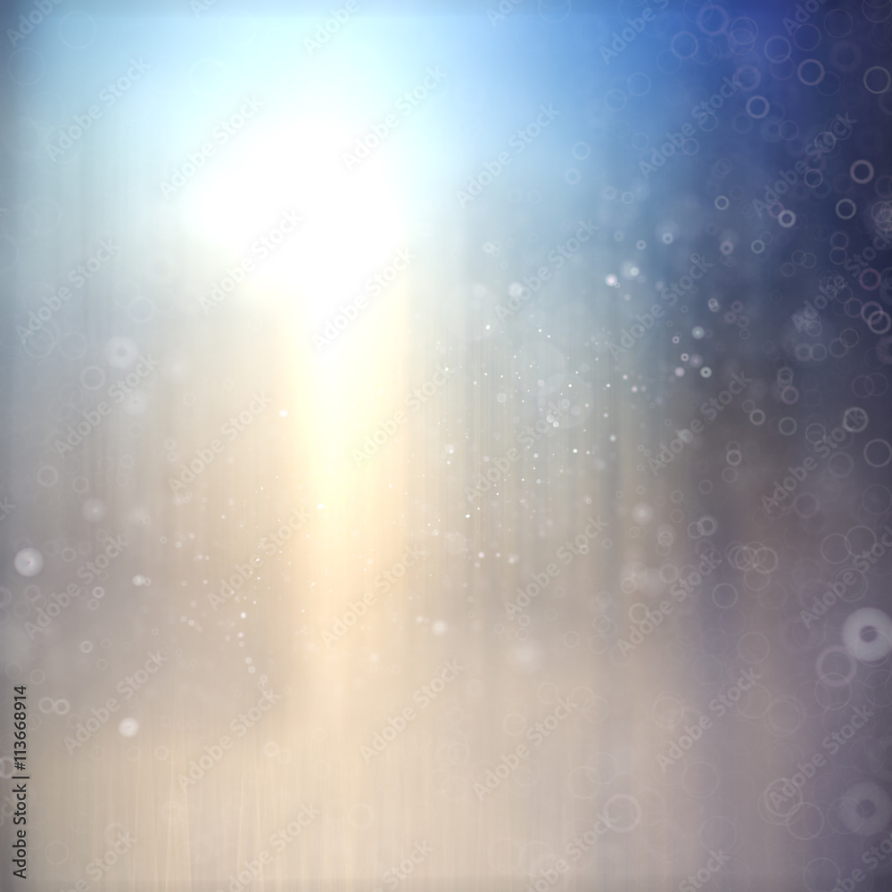 blue gradient background with snowflakes Winter bokeh blue gradient background with snowflakes Winter bokeh