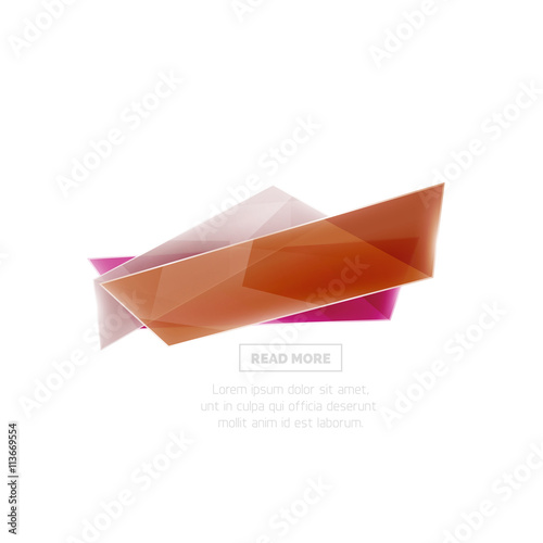 Free Download Vector geometric shape ad promo banner - GFXLoad