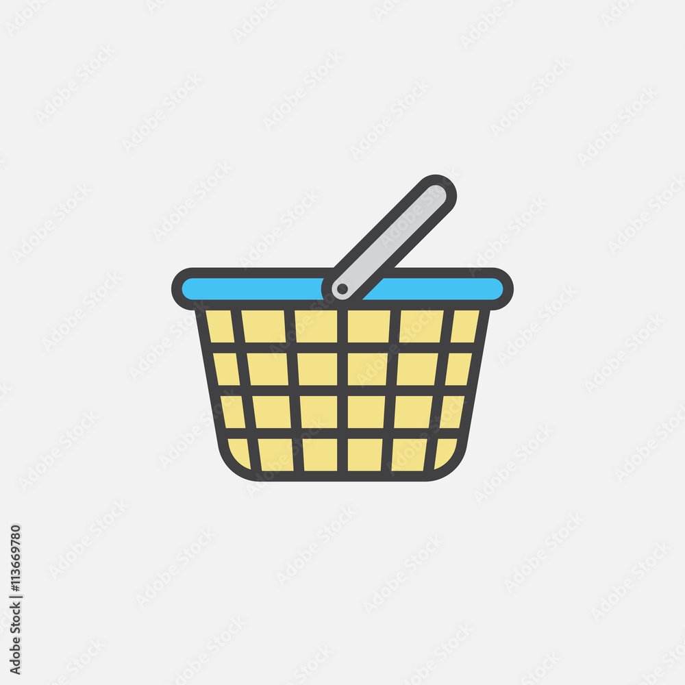 Shopping basket icon Shopping basket icon