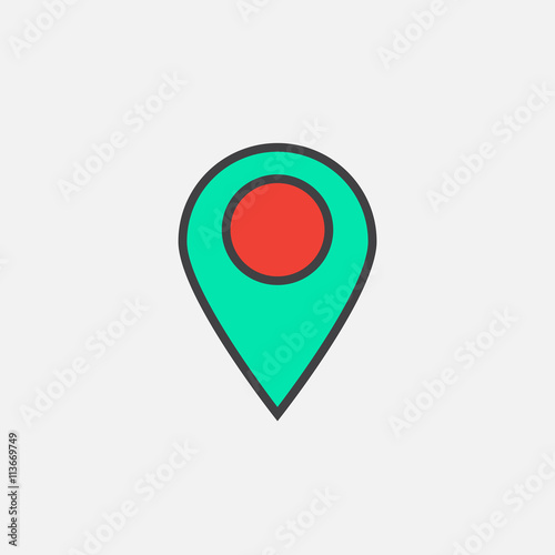 Free Download Map pointer icon - GFXLoad