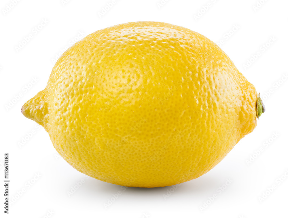 Lemon fruit isolated on white background. With clipping path. Lemon fruit isolated on white background. With clipping path.