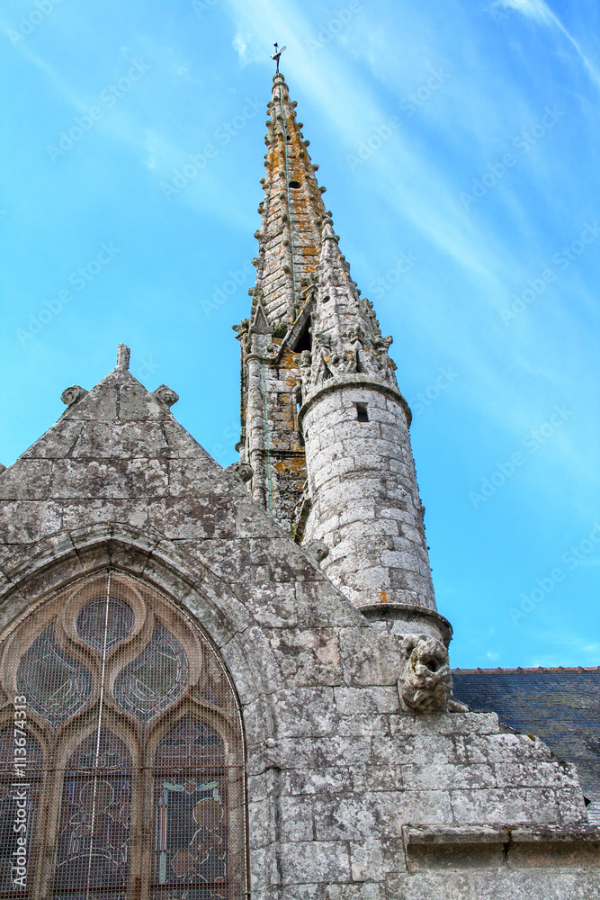 Pluguffan. L'église saint Cuffan. Finistère, Bretagne, France