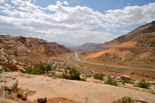 Highway 191, Arches national park entrance, Utah