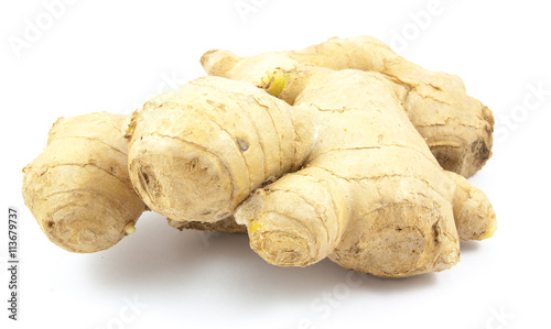 fresh ginger  isolated