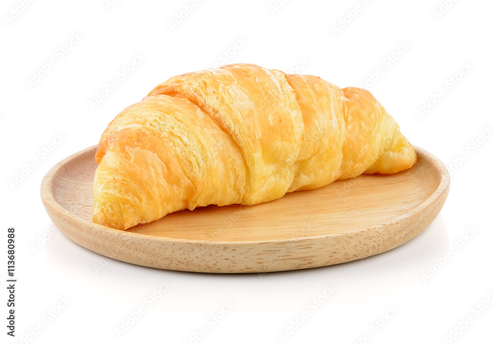 Croissant isolated on white background Croissant isolated on white background