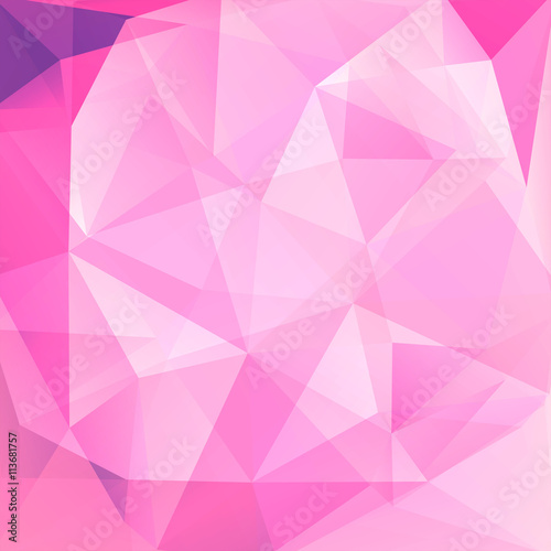 abstract background consisting of  pink  purple triangles