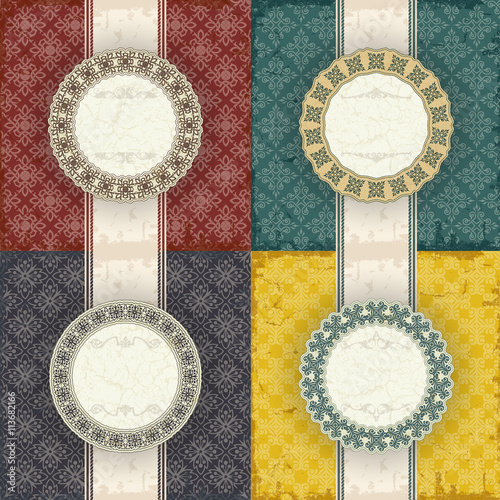 Set of Vintage frame
