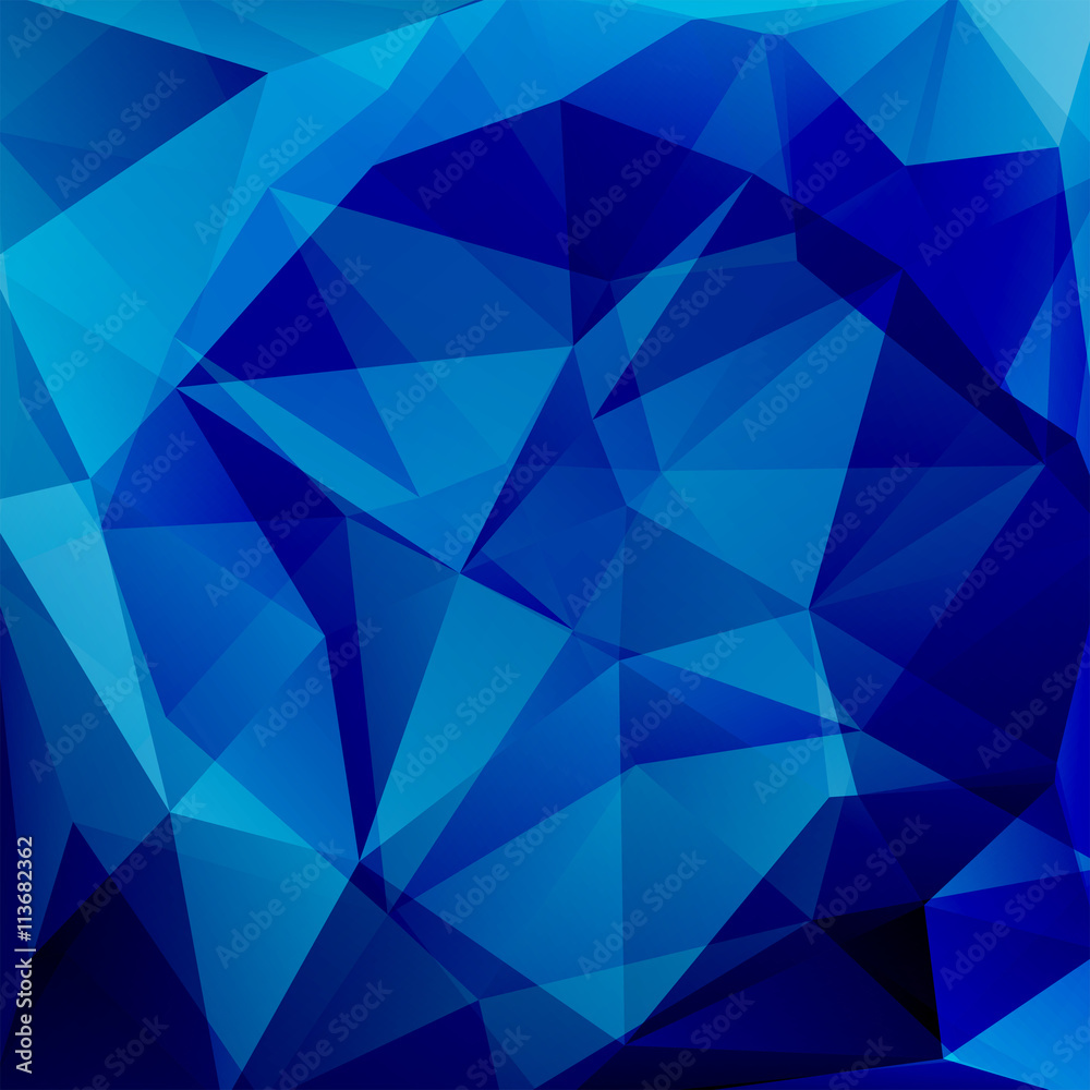 Obraz premium abstract background consisting of blue triangles