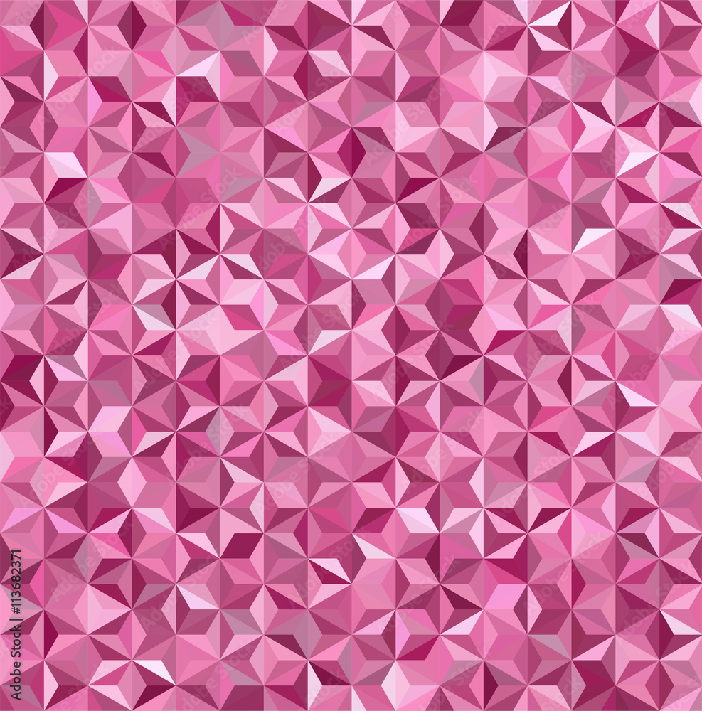 abstract background consisting of small pink triangles abstract background consisting of small pink triangles